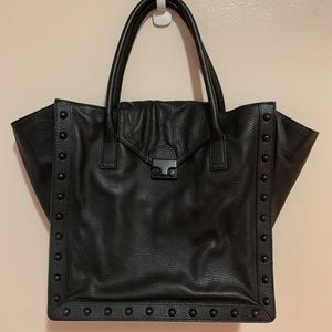 Loeffler Randall Pebbled Leather Tote Bag
